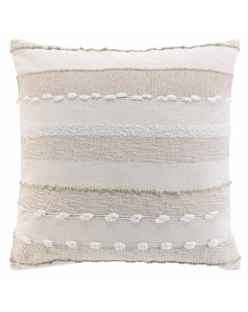 Coussin Déhoussable (60 x 60 cm) Santos Naturel, Coton / Polyester Fantaisie