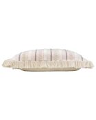 Coussin déhoussable franges Atlas naturel