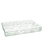 Grande vassoio con etichetta verde naturale