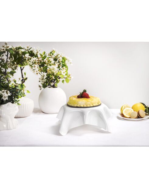 Centre De Table Draps Blancs Moyens