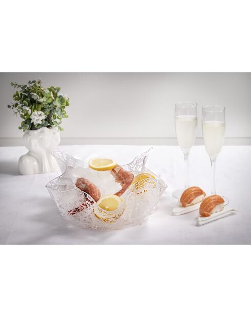 Sábanas de encaje de tamaño mediano para centro de mesa