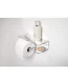 Portarrollos de papel higiénico transparente Calipso