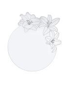 Renaissance ronde set/onderzetter