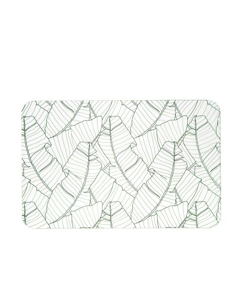 Set de table De Petit-Déjeuner Étiquette Vert Naturel