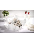 Centre De Table Grands Drapés Blancs