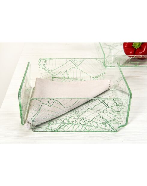 Porte-Serviettes Étiquette Vert Naturel