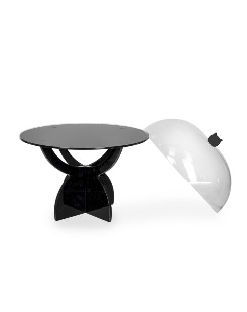 Présentoir À Gâteaux Petit Format Noir