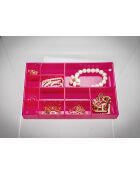 Boîte À Bijoux Violet Rose