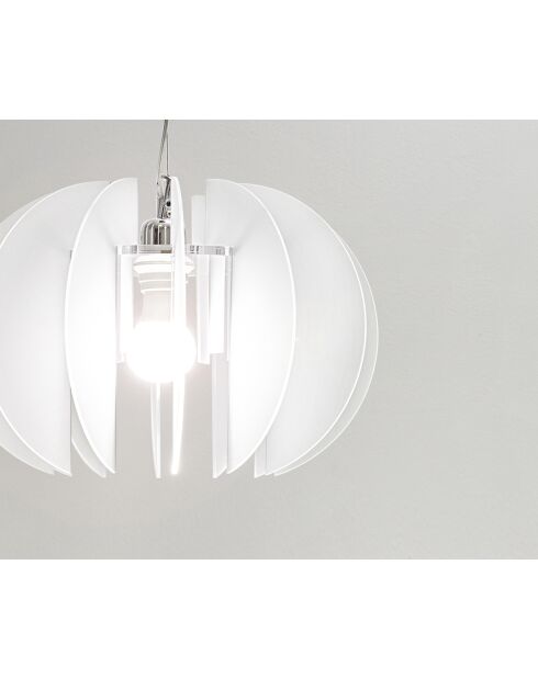 Sferia Suspension Lampe Blanche