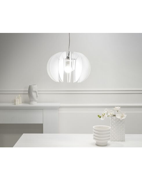 Sferia Suspension Lampe Blanche