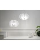 Sferia Suspension Lampe Blanche