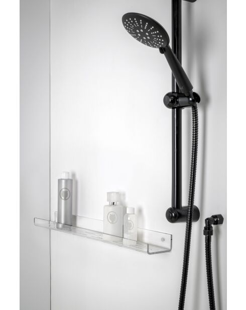 Estante de ducha transparente Calipso L.600