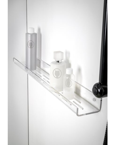 Estante de ducha transparente Calipso L.600
