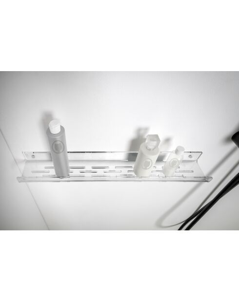Estante de ducha transparente Calipso L.600