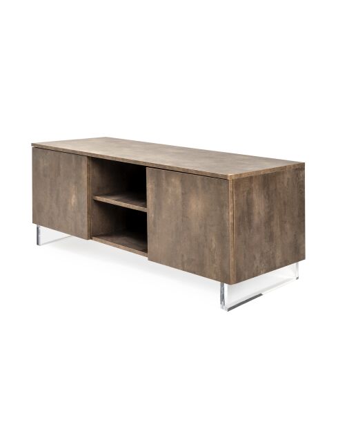 Meuble TV Corten brun