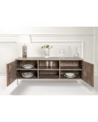 Meuble TV Corten brun