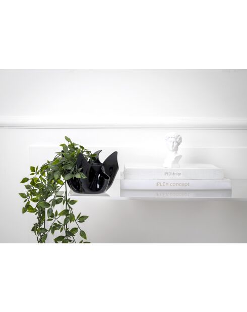 Vase Drapé Petit Noir