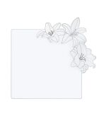 Set/sottobicchiere quadrato rinascimentale