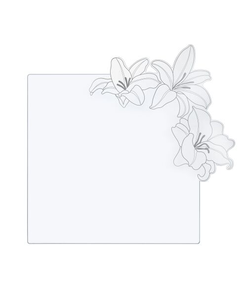 Set/sottobicchiere quadrato rinascimentale