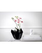 Vase Slim Black Drapeaux