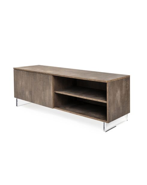 Meuble TV Corten brun