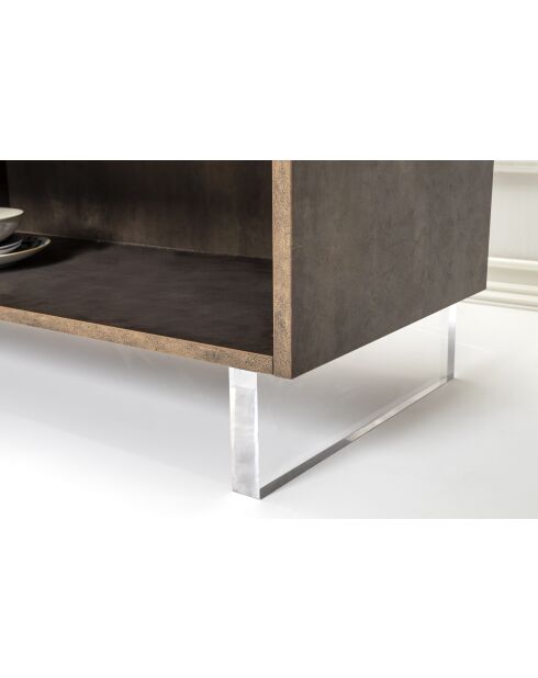 Meuble TV Corten brun