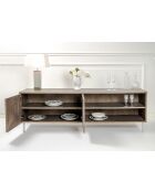 Meuble TV Corten brun