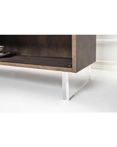 Meuble TV Corten brun