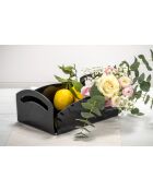 Panier De Fruits Noirs Servi