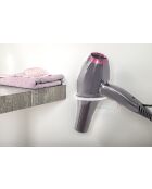 Soporte para secador de pelo Clio White