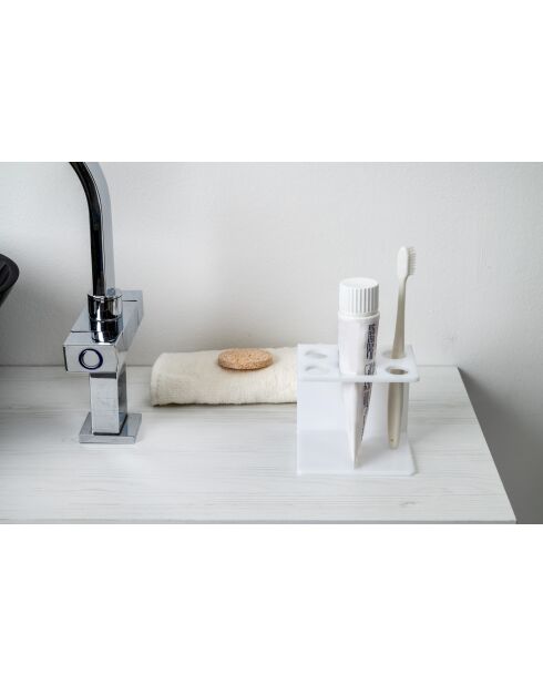 Soporte para cepillos de dientes Clio White
