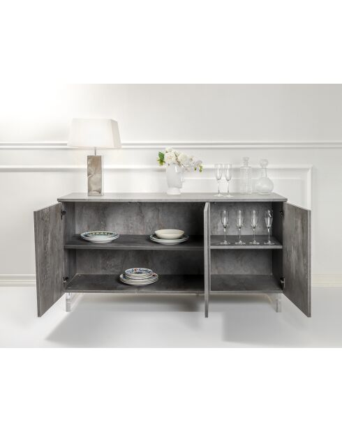 Buffet Placard Gris Du Lac