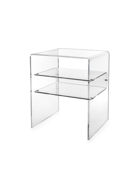 Table de chevet Lyn Transparent