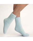 3 Paires de Chaussettes Cocoon Polaire  bleues