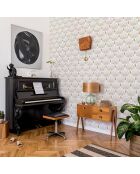 Papier Peint 1925 Beige Doré - 53x1000 cm