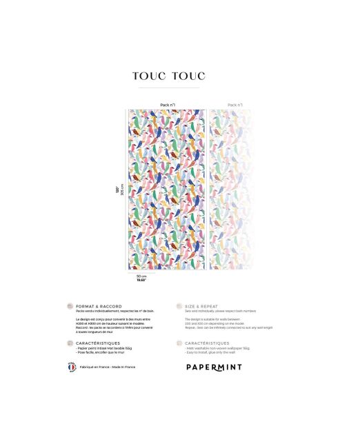 Fresque Touc Touc Acapulco - 150x305 cm