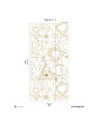 Fresque Mystic Ligne Agate - 150x305 cm