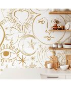 Fresque Mystic Ligne Agate - 150x305 cm