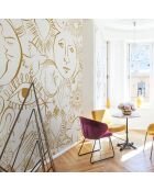 Fresque Mystic Ligne Agate - 150x305 cm