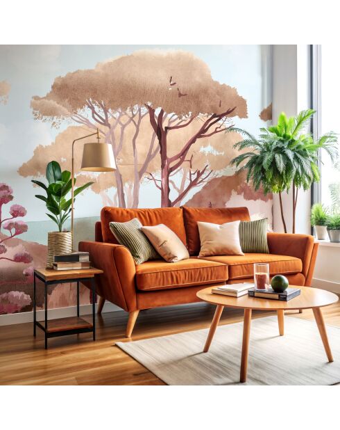 Fresque Riviera Été Indien - 150x305 cm