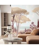 Fresque Riviera Été Indien - 150x305 cm