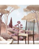 Fresque Riviera Été Indien - 150x305 cm