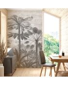 Fresque Palmeraie Greyness - 150x305 cm