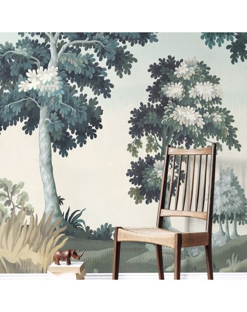 Fresque Sous Bois Lichen - 150x305 cm