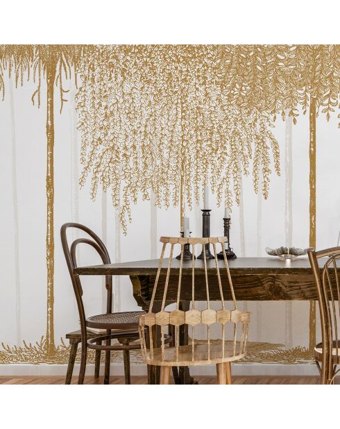 Fresque Woods Ocre - 150x305 cm