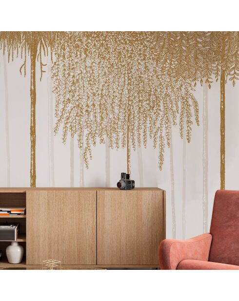 Fresque Woods Ocre - 150x305 cm