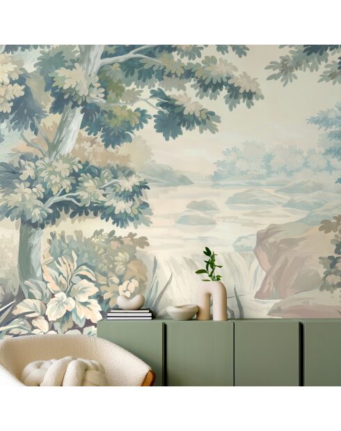 Fresque Val de Loire Pastel - 150x305 cm