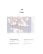 Fresque Ciel Sunset Pink - 150x305 cm