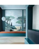 Fresque Riviera La Spiaggia Verde smeraldo - 150x305 cm