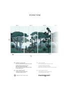 Fresque Toscane Vert - 150x305 cm